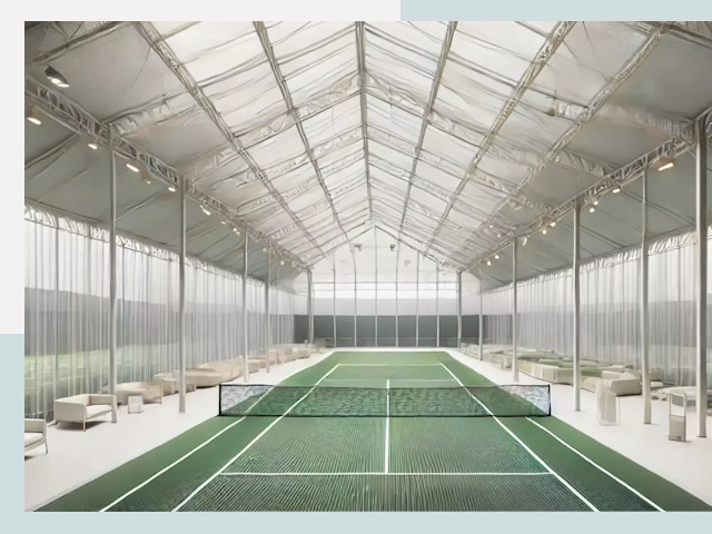 Строительство теннисных кортов в Конаково