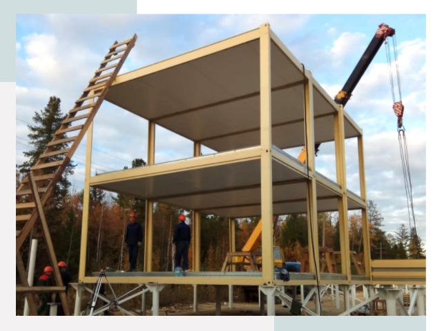 Строительство модульных здания Конаково