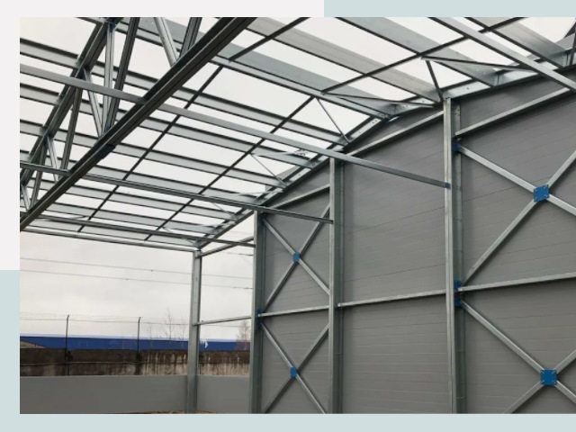 Каркасные ангары от СтальСтрой-Кнк по цене от 608 руб.