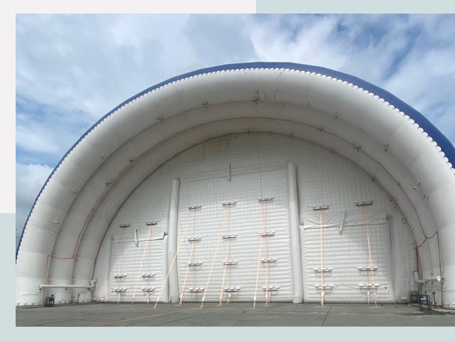 Пневмокаркасные ангары от СтальСтрой-Кнк по цене от 608 руб.