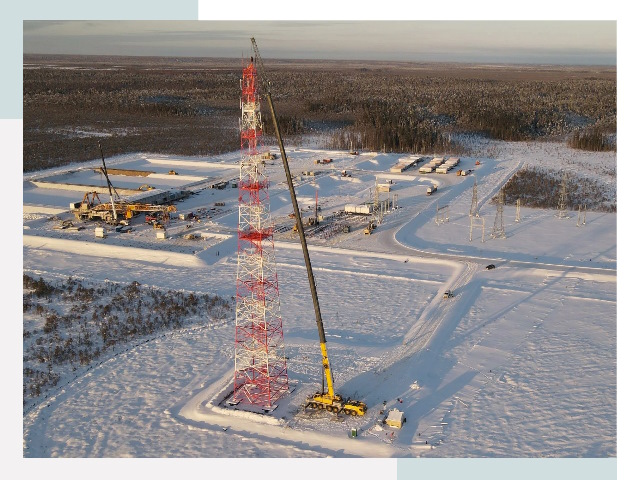 Мачты связи в Конаково