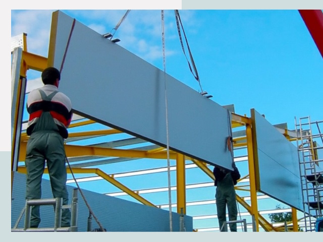 Монтаж сэндвич-панелей в Конаково от 608 руб.